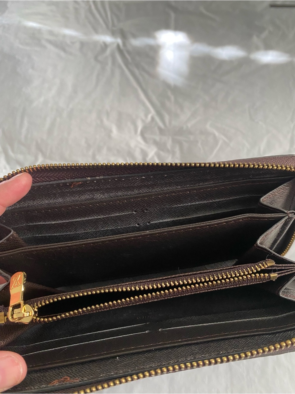 Checkered Wallet Brown Damier a Louis Vuitton look - Picture 5 of 6